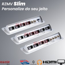 Caixa de Tomada para Mesa RZMV-SLIM G