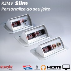 Caixa de Tomada para Mesa RZMV-SLIM P