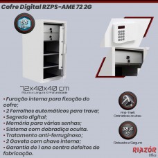 Cofre Digital RZPS-AME 72 2G com 2 gavetas