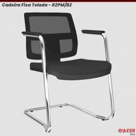 Cadeira Fixa Encosto em Tela base Contínua – RZPM/BZ