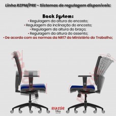 Cadeira Executiva com Costura – RZPM/PRE
