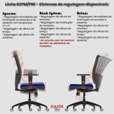 Cadeira Diretor com Costura – RZPM/PRE