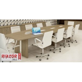 Mesa de reunião pé painel semi-oval RZMV/ATT